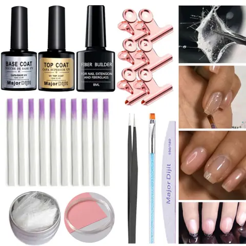 Nail Extension Fiber Set