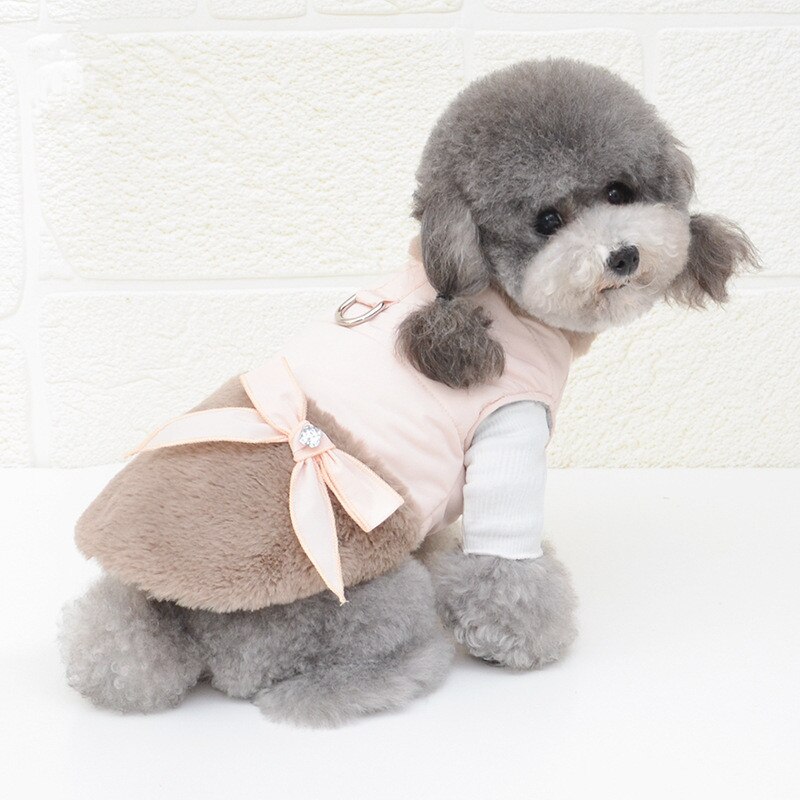 Autumn and winter plus velvet warm pet clothes