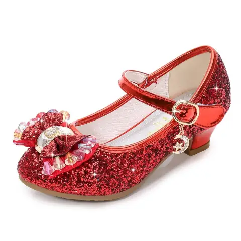 Girls Princess Leather Shoes