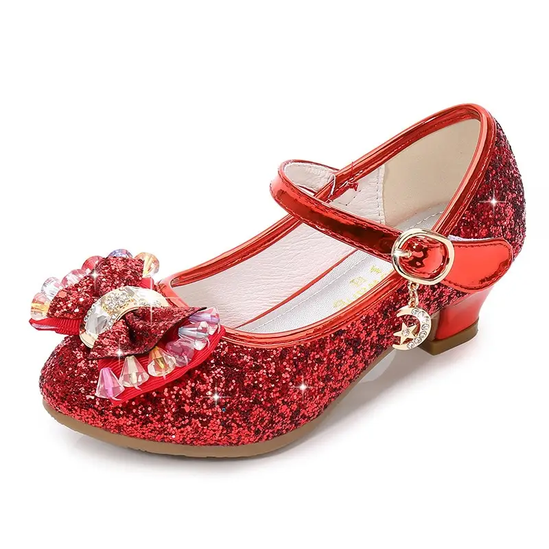 Girls Princess Leather Shoes