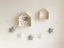 5 Stars White Grey