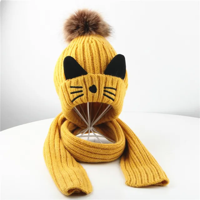 Knitted hat suit Yellow - Shop at LoveMi