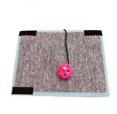 The cat scratching cat claw plate furniture foot pad, scratching post sisal carpet cat scratching post sofa to protect against the post Grey - Shop at LoveMi