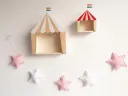 5 Stars Pink White