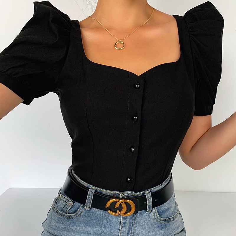 Versatile bubble sleeve top