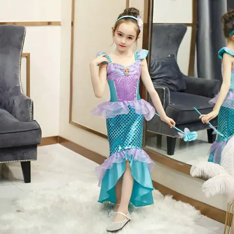 Girls' Dresses Halloween Children's Clothing