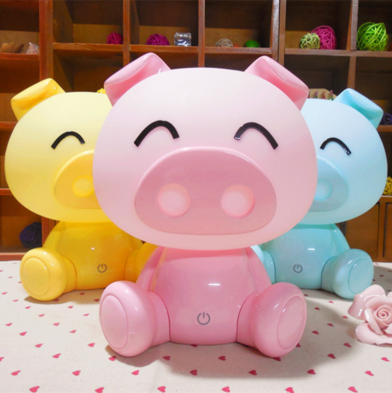 Cartoon Pig Small Night Lamp