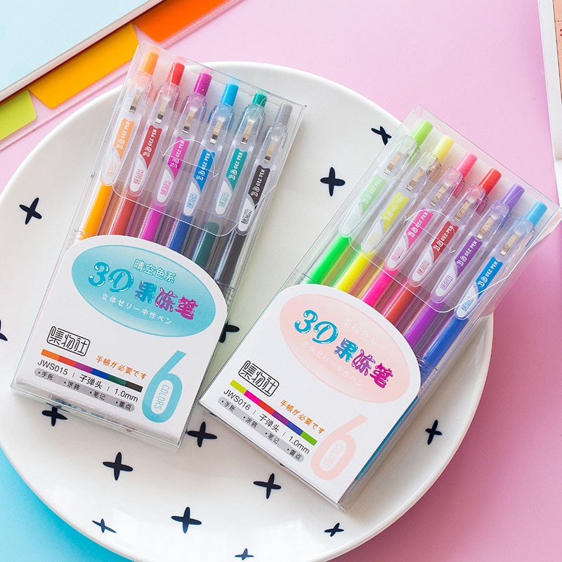 Piece Set of 3D Jelly Pen Painting Pen Set