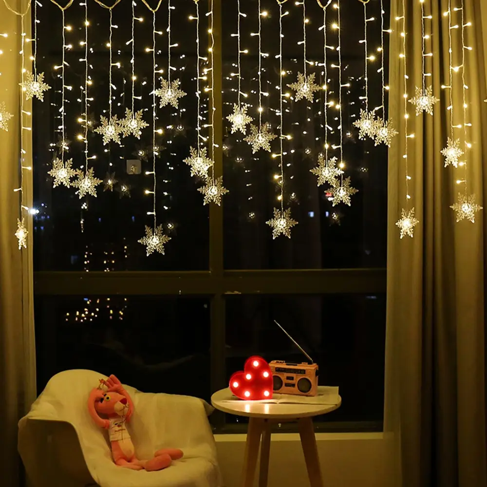 LED Ice Bar Lamp Snowflake Hanging