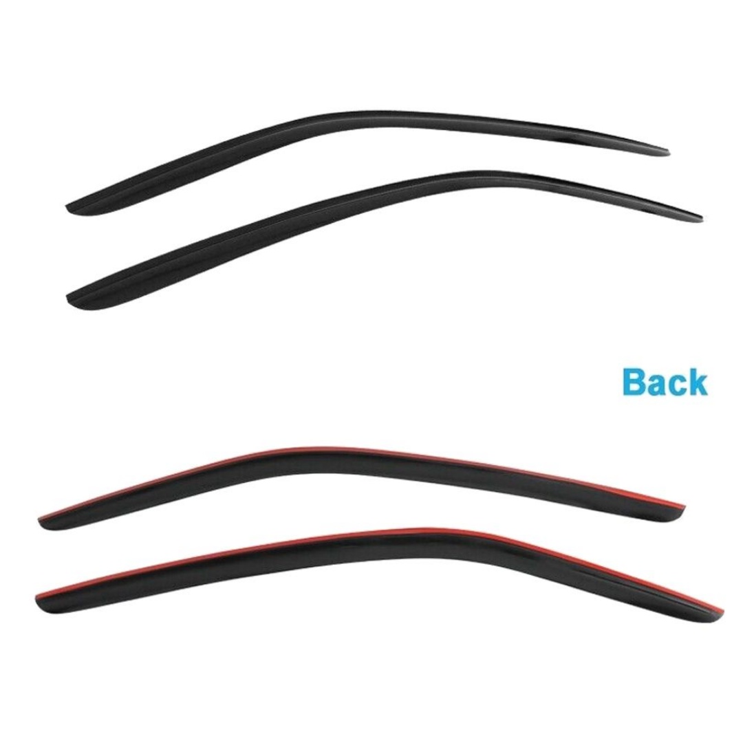 Fits 10-21 Chevy Camaro Acrylic Window Visors Rain Sun Guard Deflector 2Pc — foto 6