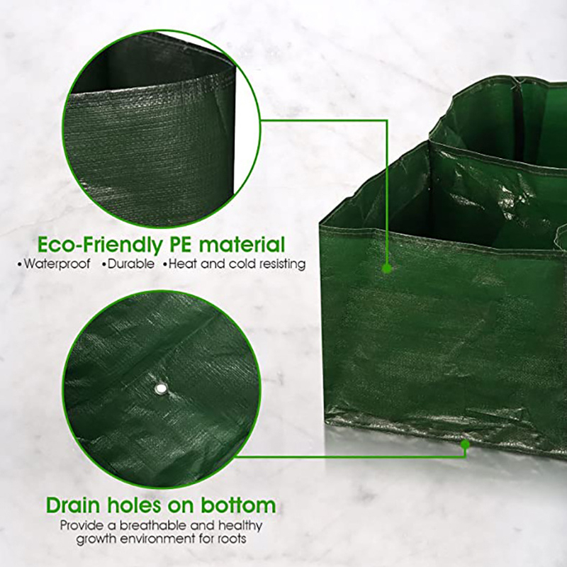 Heavy Duty Fabric Raised Bed Garden Flower Grow Bag For Vegetables Flowers Fruit — image 10
