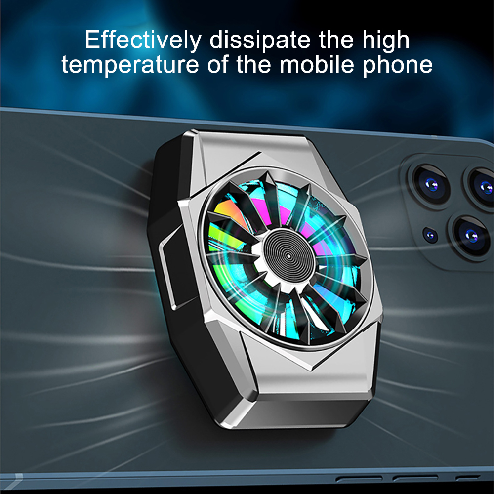Phone Magnetic Radiator ABS Game Cooler System Quick Cooling Fan - Image 3