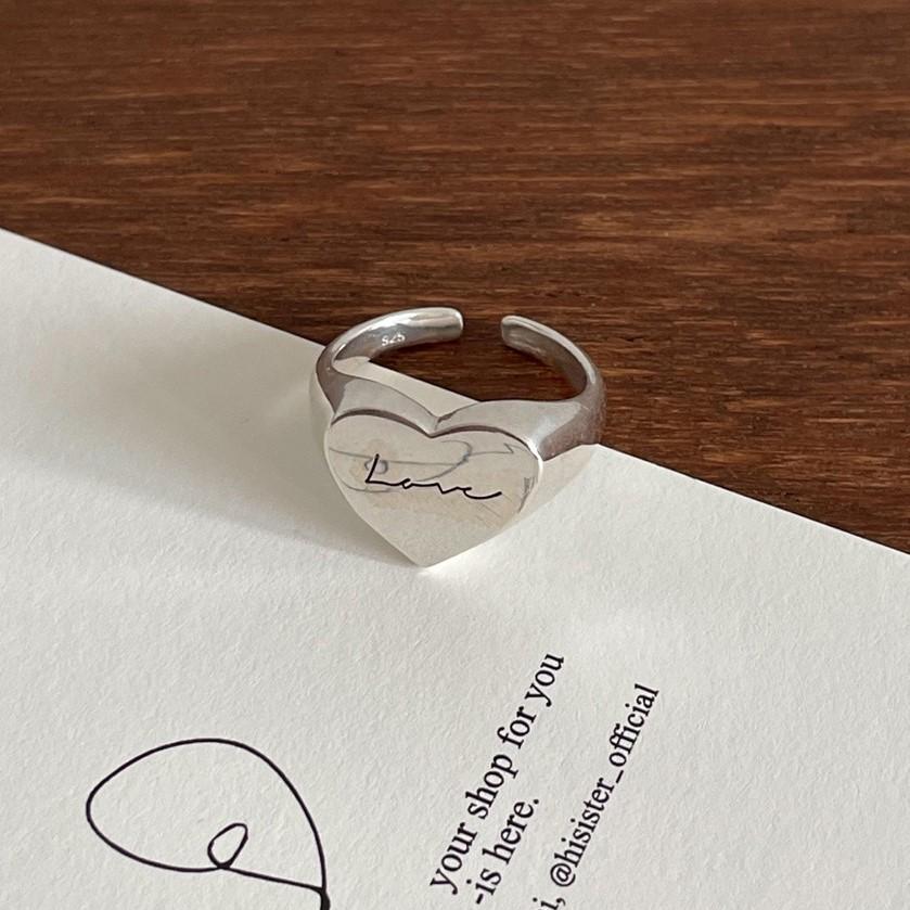 Title 1, Anillo Versátil de Amor con Letra en Plata de L...