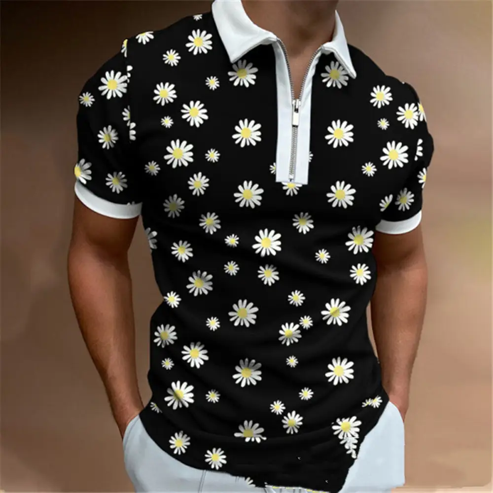 Men's Casual Youth Fit Lapel Check Short Sleeve
