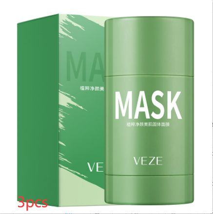Masque solide nettoyant anti-brillance — thé vert 40 g 3