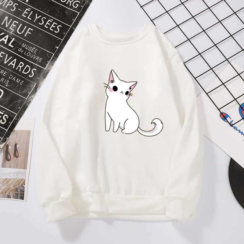 Title 8, Printed cute cat hoodie