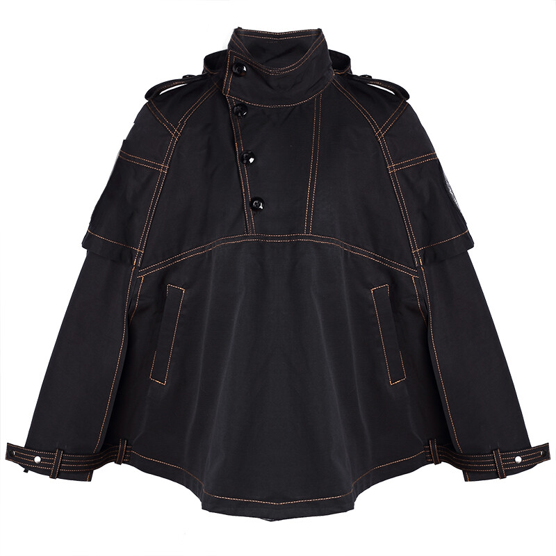 Kids Lightweight Poncho Coat Black Cape Jacket Windproof Spring Age 3-5Y — image 2