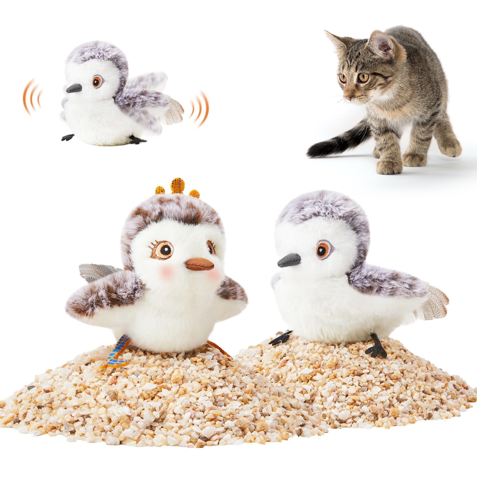 Chirping Flapping Sandpiper Toys
