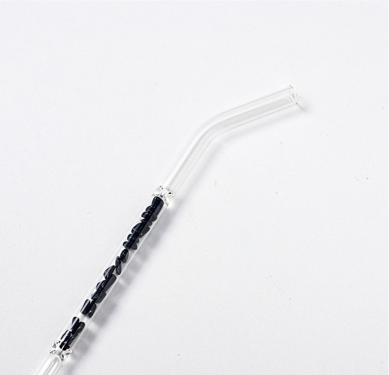 Title 14, Natural Crystal Gravel Glass Straws