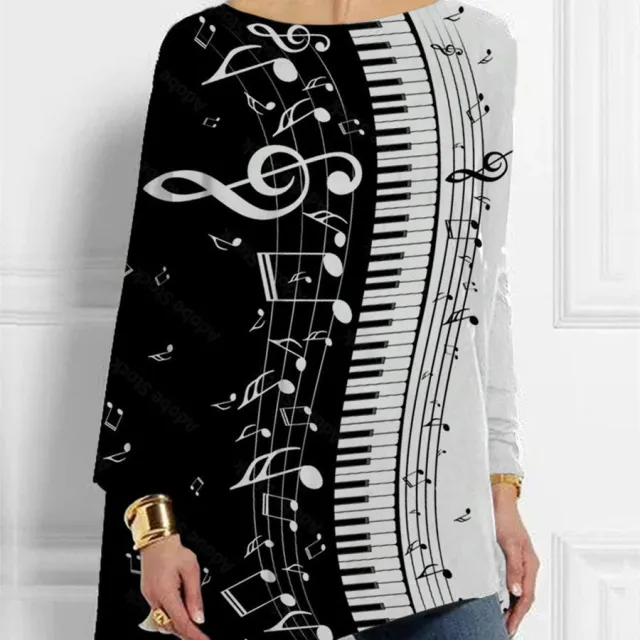 Abstract 3D Print Loose Crew Neck Shirt Xlrev11M221011Y 2Xl - Shop at LoveMi