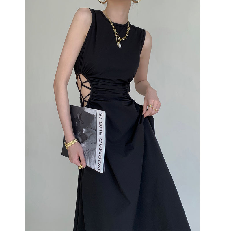 Cutout Lace-Up Sleeveless Dress, picture 5 of 5