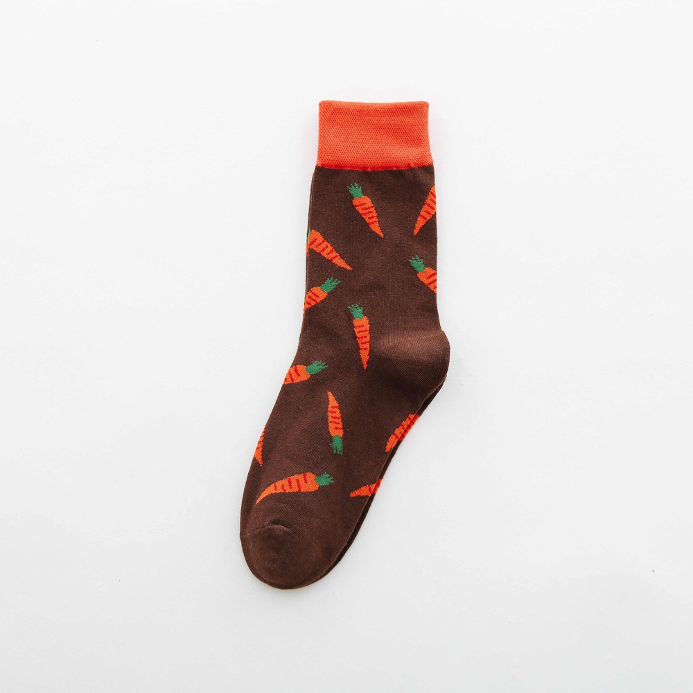 Title 4, Fruit tube womens socks with Jacquard cartoon ...