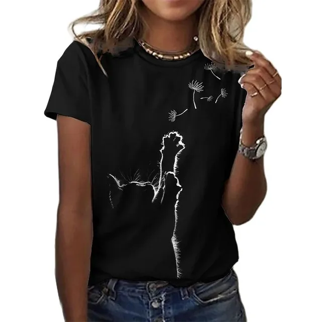 Fashion Women Shirt 3d Cat Print Maof16 - Shop at LoveMi