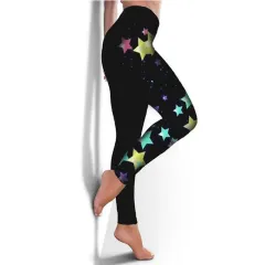 Fashion Women's Printed Trousers Yoga Pants - Real Star - View 1