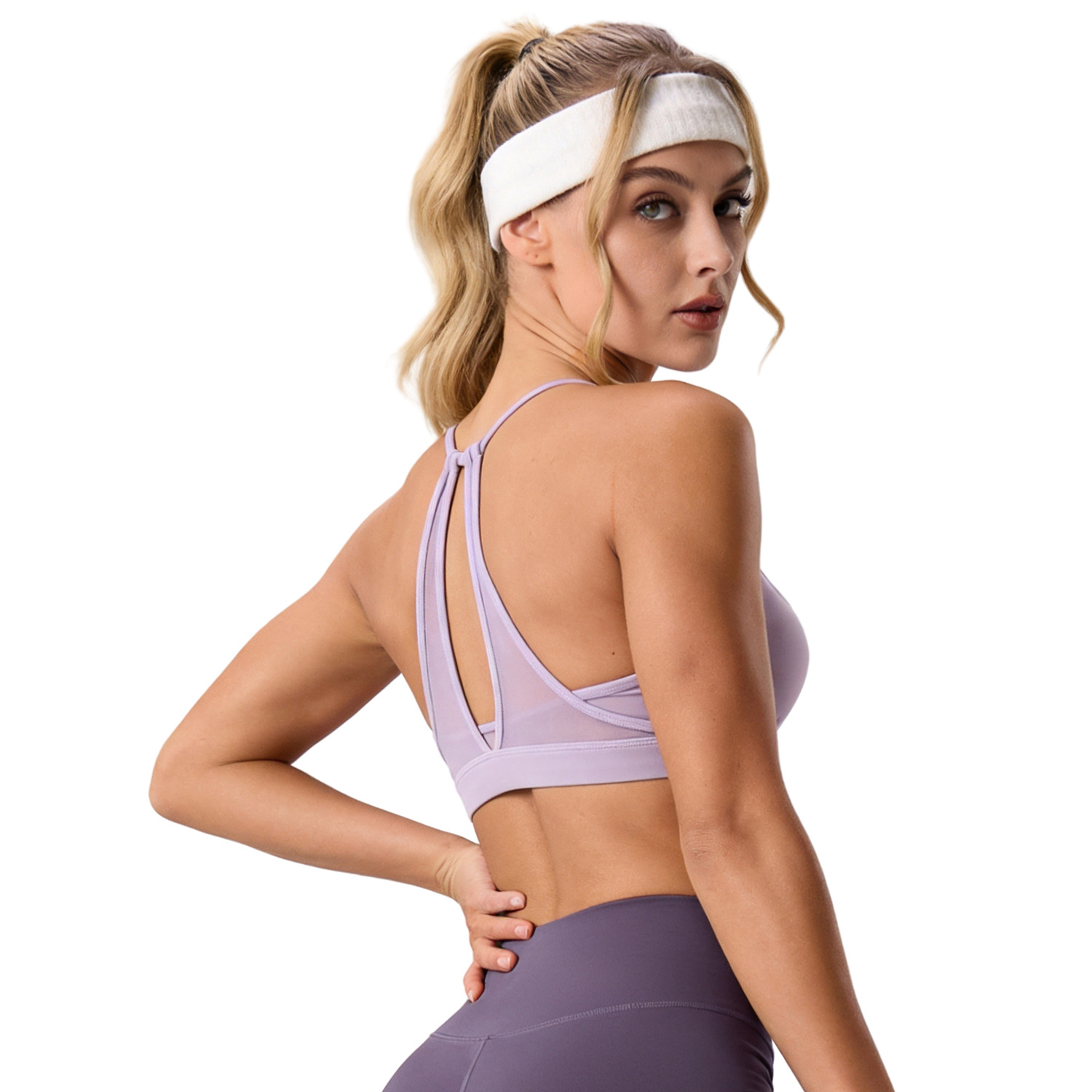 Summer Linear Sports Outfit, Anti-Chafing Activewear For Outdoor Running, Fitness & Yoga 3