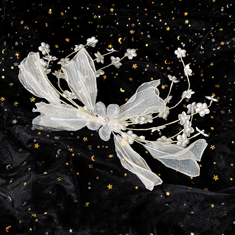 Ladies Fashion New Flower Piece Mesh Headwear