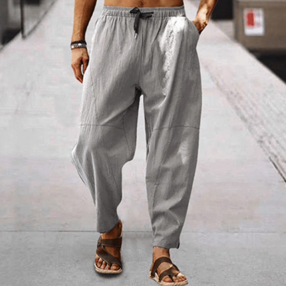 Plus Size Casual Ninth Pants Submen's Loose