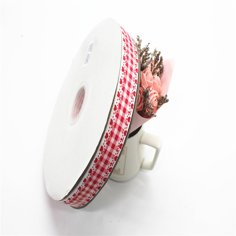 Title 4, Plaid Two-color Printing Thread Belt Fabric Bow...