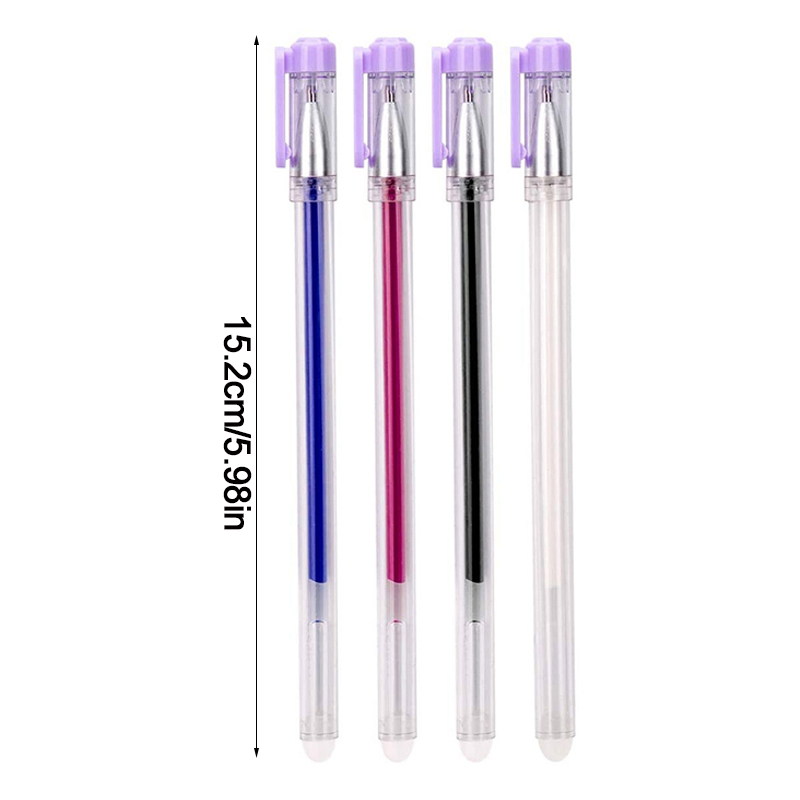 24 PcsSet Heat Erasable Pens For Fabric, 4 Pen Shells20 Refills — image 7