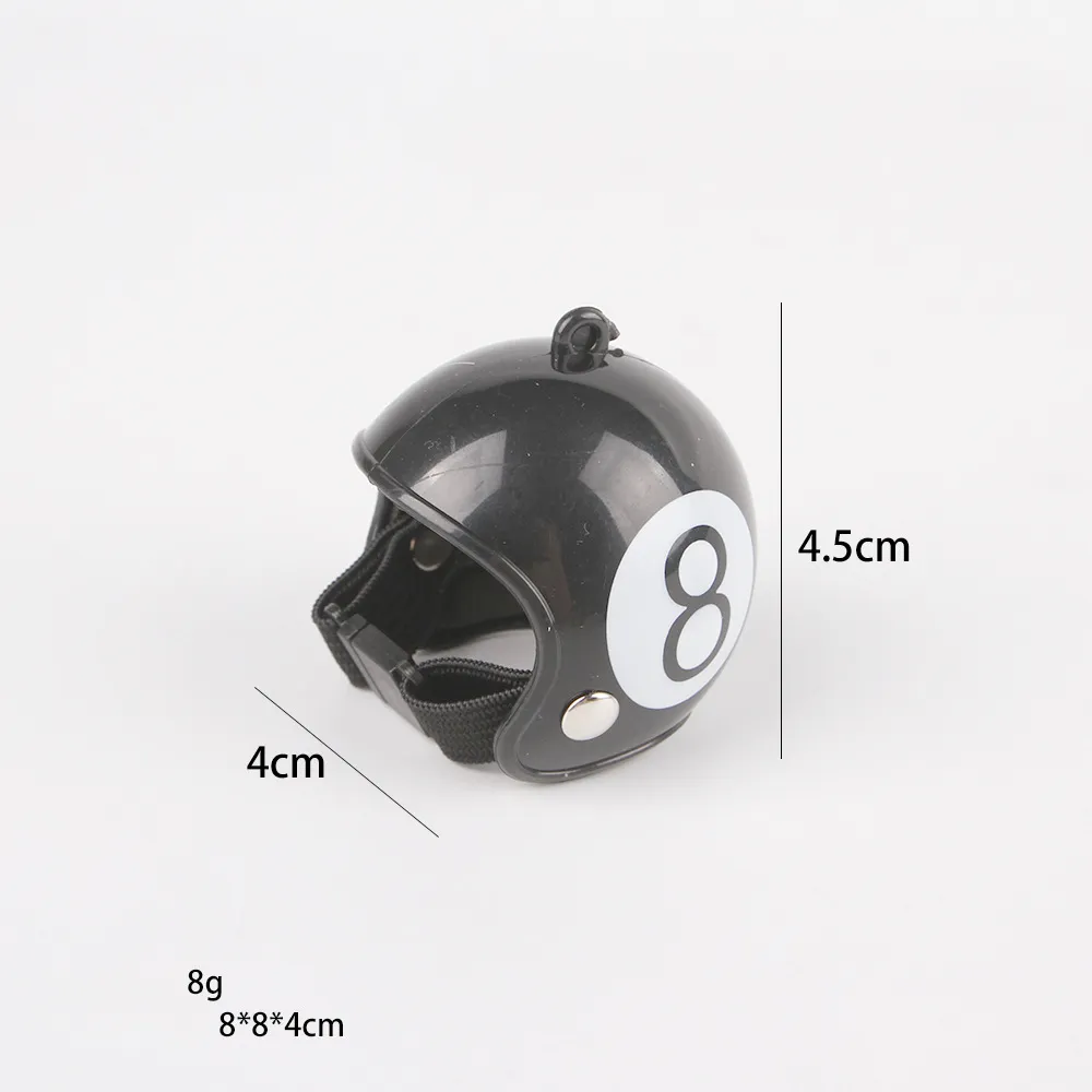 Hens Helmet Chicken Pet Safety Funny Parrot Bird Hat Headwear Small Hard Costumes Accessories For Parakeet - Black8