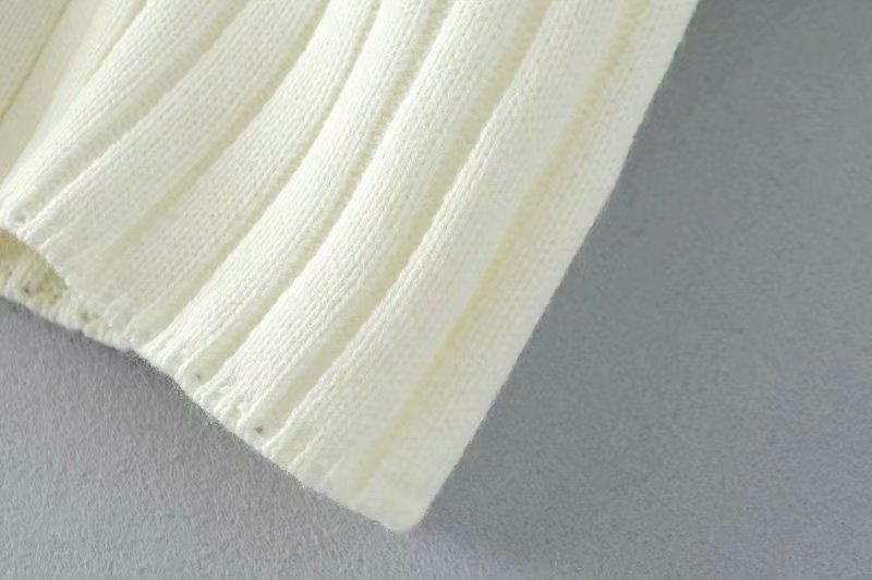 Retro Colorblock Loose Long-sleeved Knitted Sweater