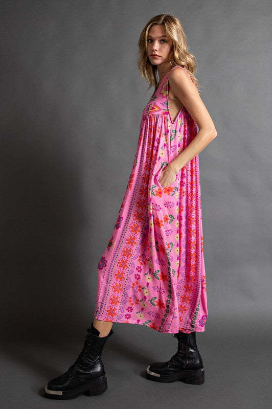 Oversized Bohemian Jumpsuit