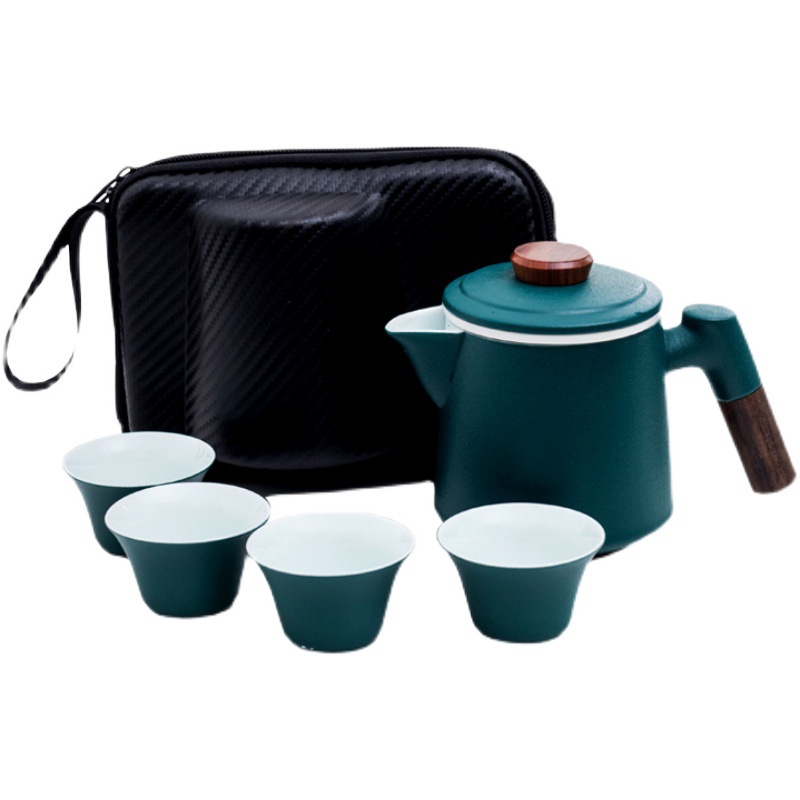 Travel Kung Fu Tea Set Small Ceramic Quick Guest Cup