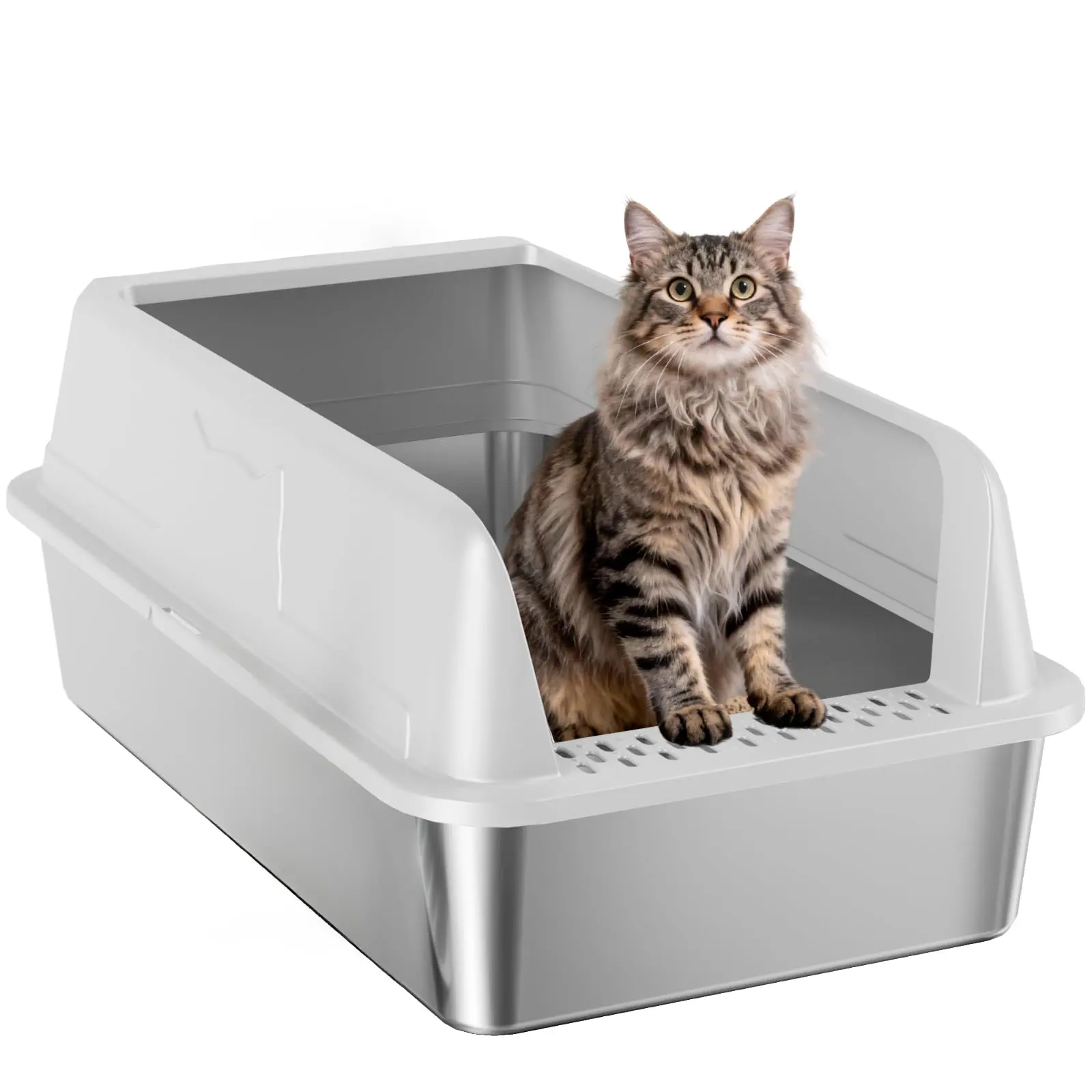 Stainless Steel Cat Litter Box