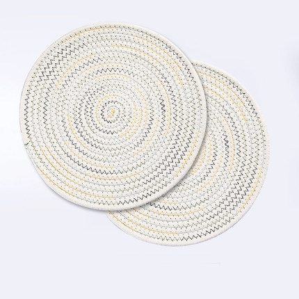 Title 3, Hand-woven cotton cord insulation pad