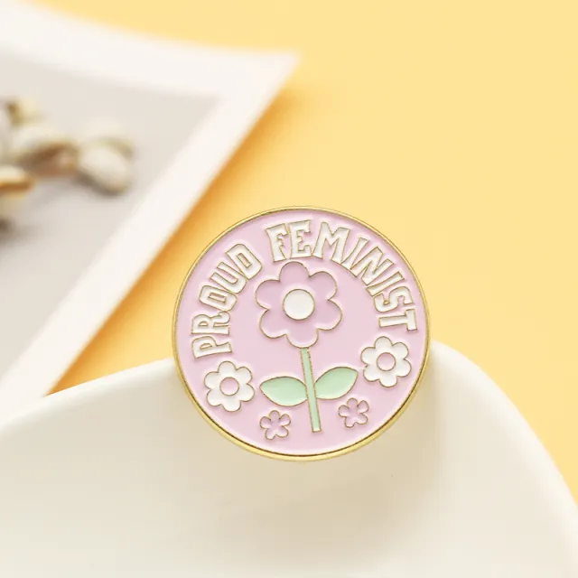 Creative Flowers Metal Enamel Cartoon Brooch Flower - Shop at LoveMi