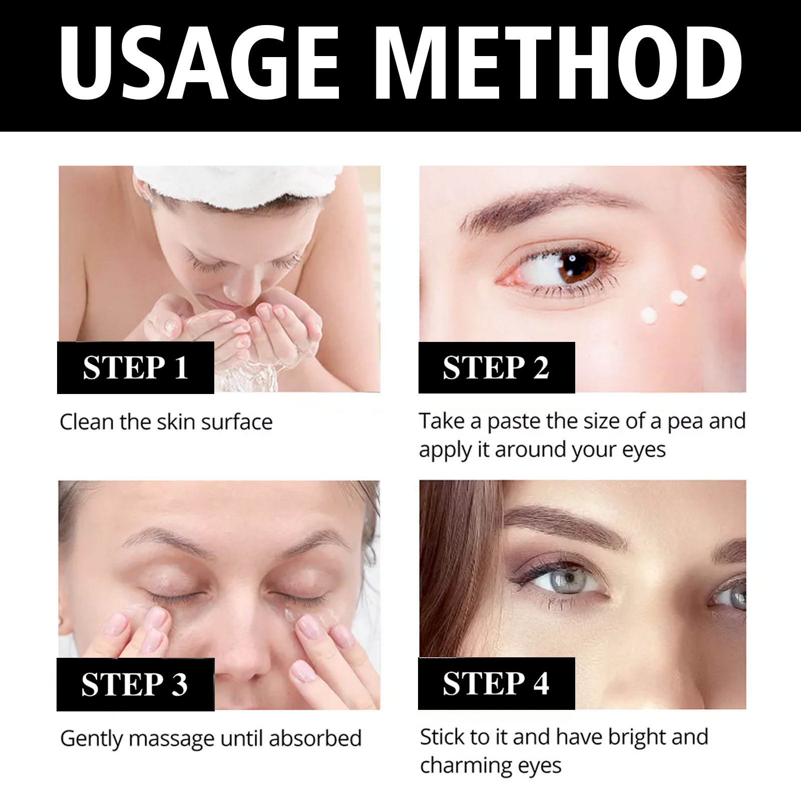 EELHOE Eye Firming And Lifting Cream Reduces Fine Lines And Wrinkles, Firming And Moisturizing Skin, Hydrating And Anti-wrinkle Eye Cream image 4