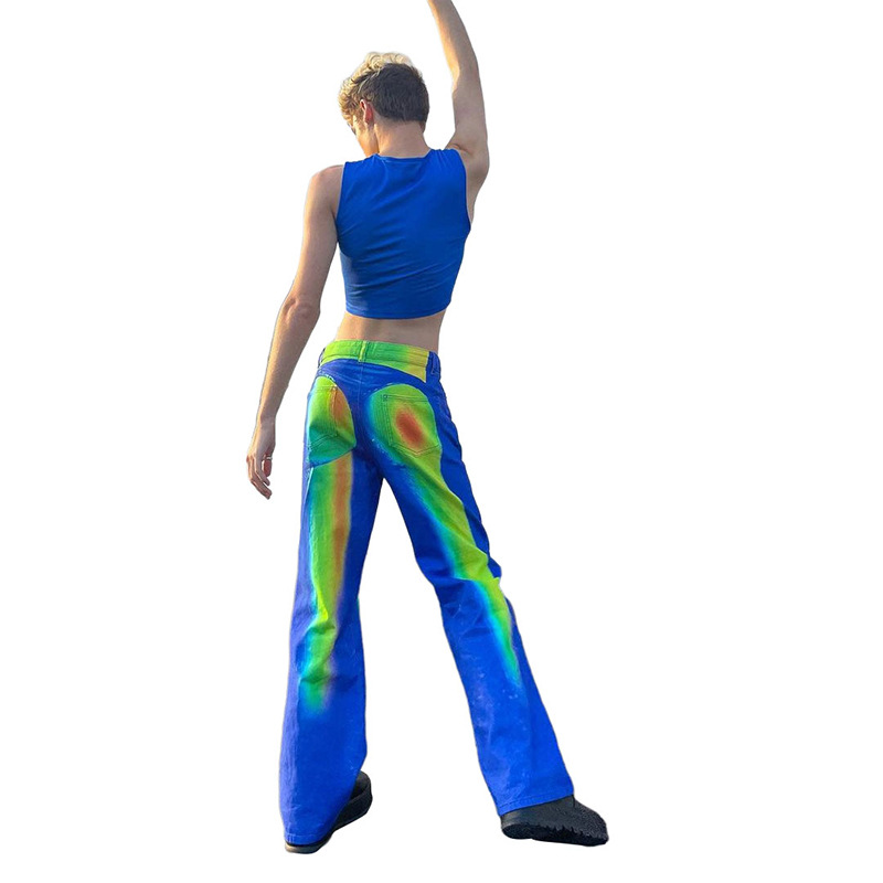 Women's Fashion Straight High Waist Street Loose Pants