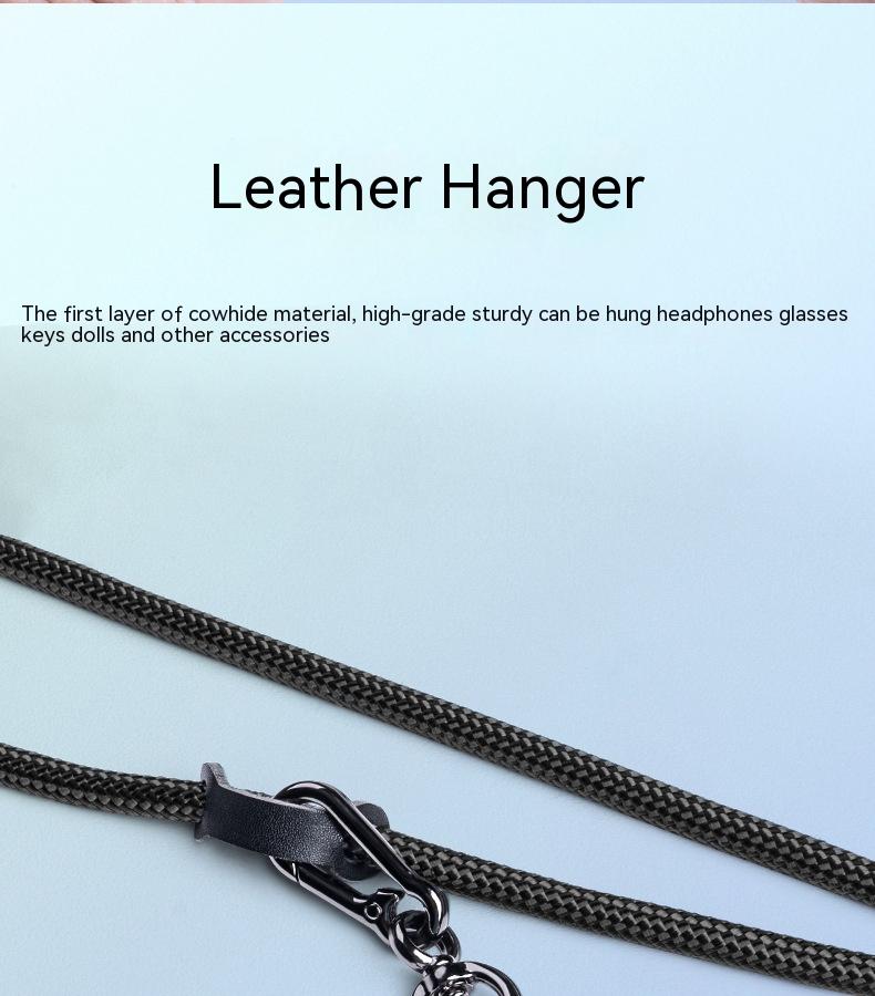 Title 2, Woven Nylon Hang Rope Chain Pedants Patch