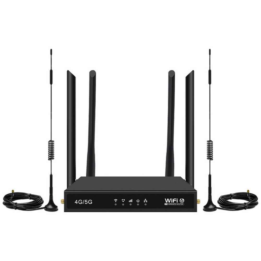 4G 5G LTE CPE Wireless Router Unlocked WIFI6 With SIM Card Slot Outdoor Antenna 3