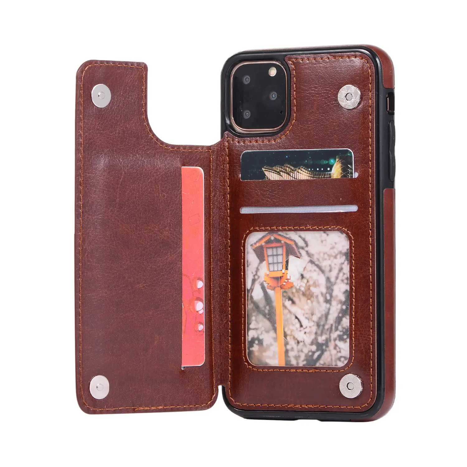 Suitable For Card Mobile Phone Case Full-wrapped Edge Back Cover Type Protective Holster