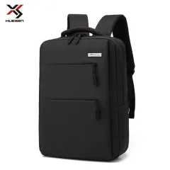 Men's business casual backpack - Black - View 1