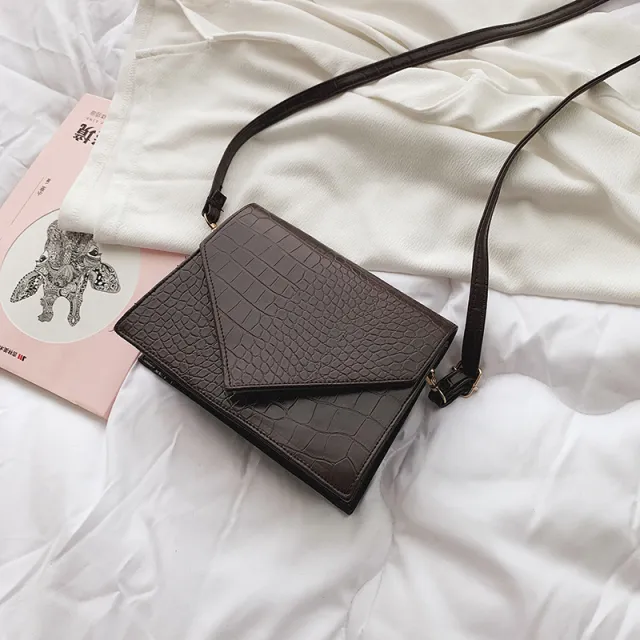 New trendy Korean retro female bag Coffee - Shop at LoveMi
