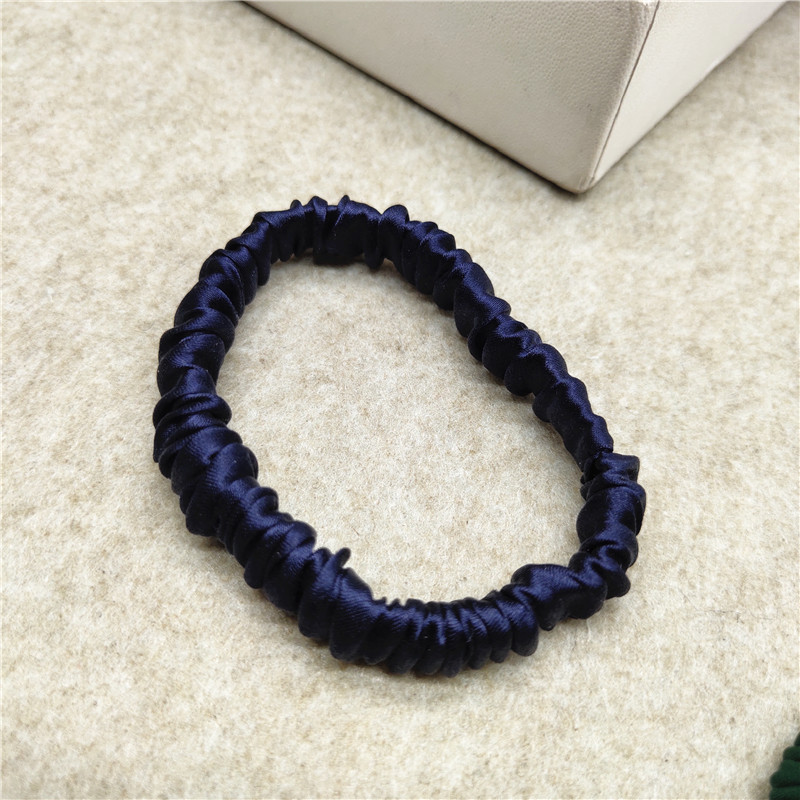 Silk seamless hair tie Tibetan Blue - Shop at LoveMi