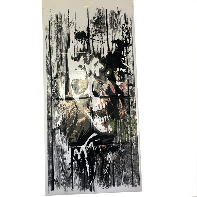 Halloween horror window sticker (red)
