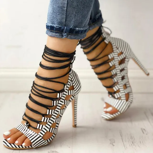 Pointed toe plus size women's sandals White - Shop at LoveMi